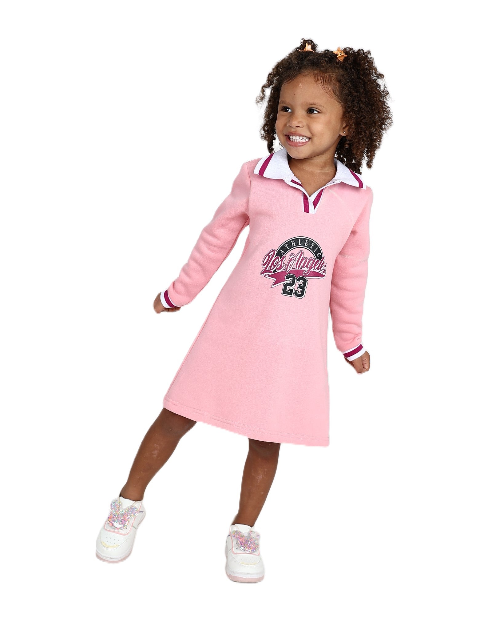 Long Sleeve "Los Angeles" Graphic Dress