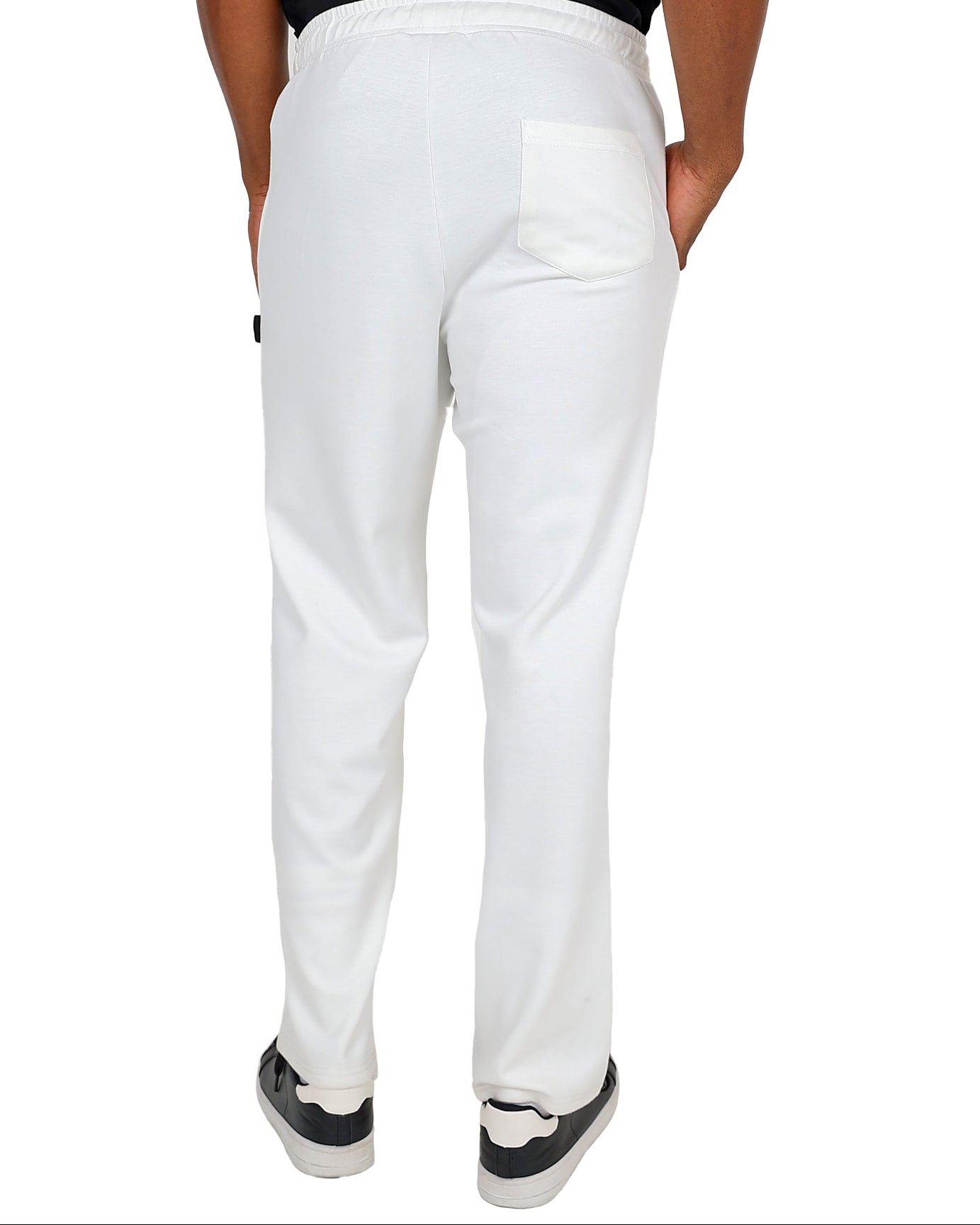 Funk Cream Relaxed Fit Pintuck Open Hem Jogger