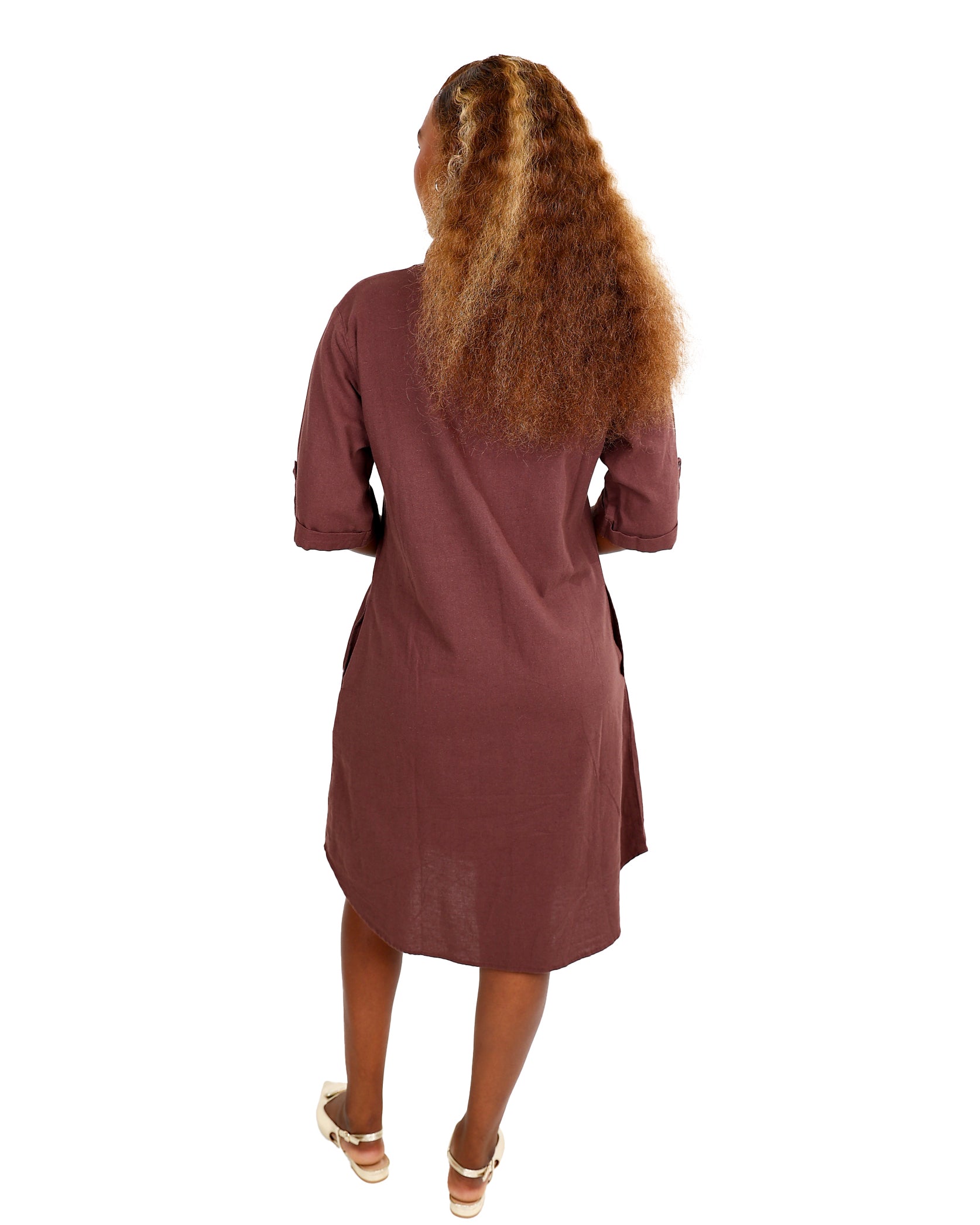 Sienna Short Sleeve Shirt Dress