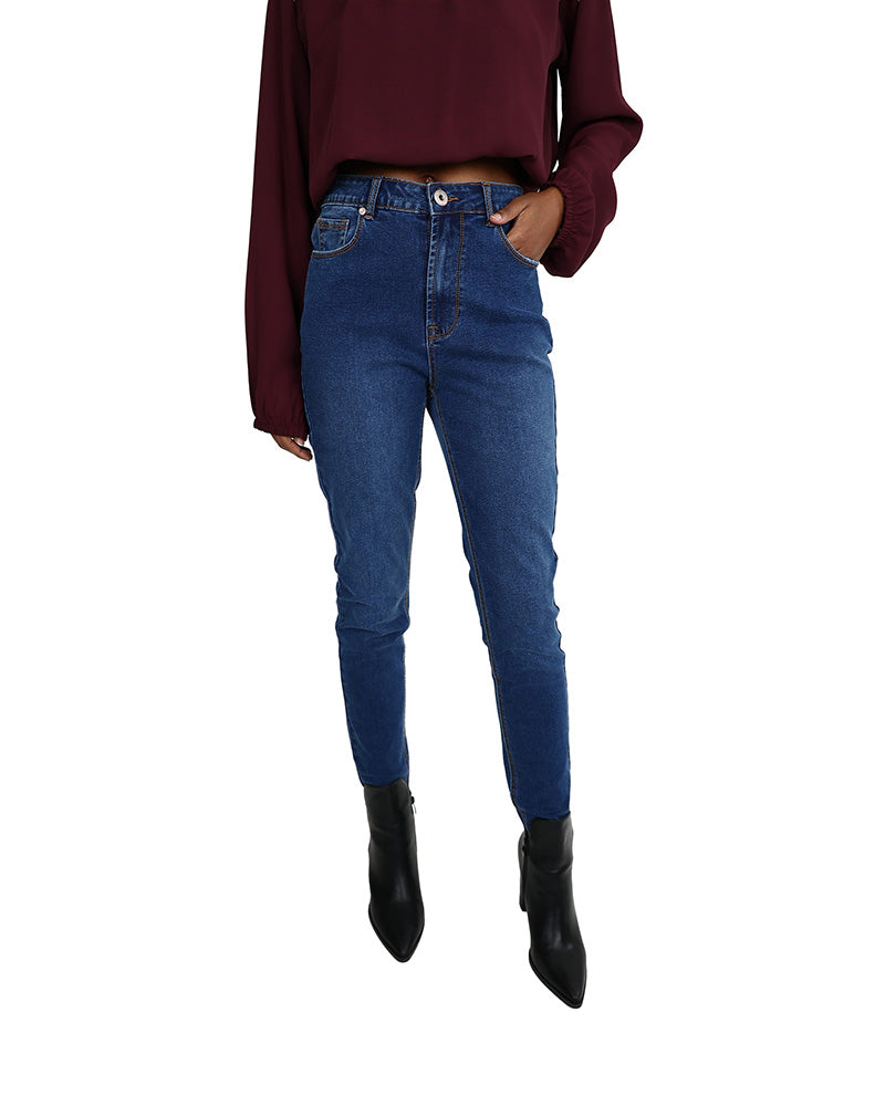 Dark Indigo Skinny Leg Jeans