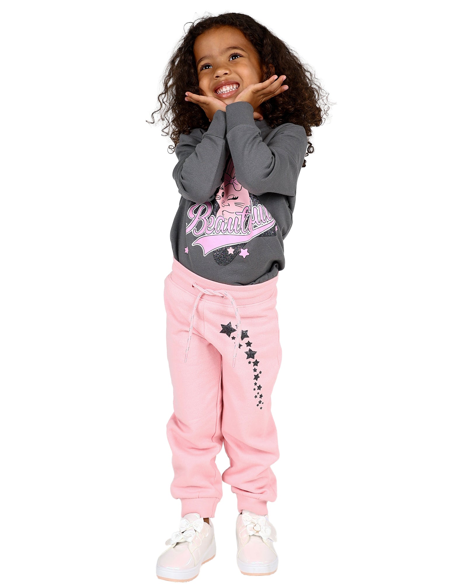 Bunny Graphic Print Track Set