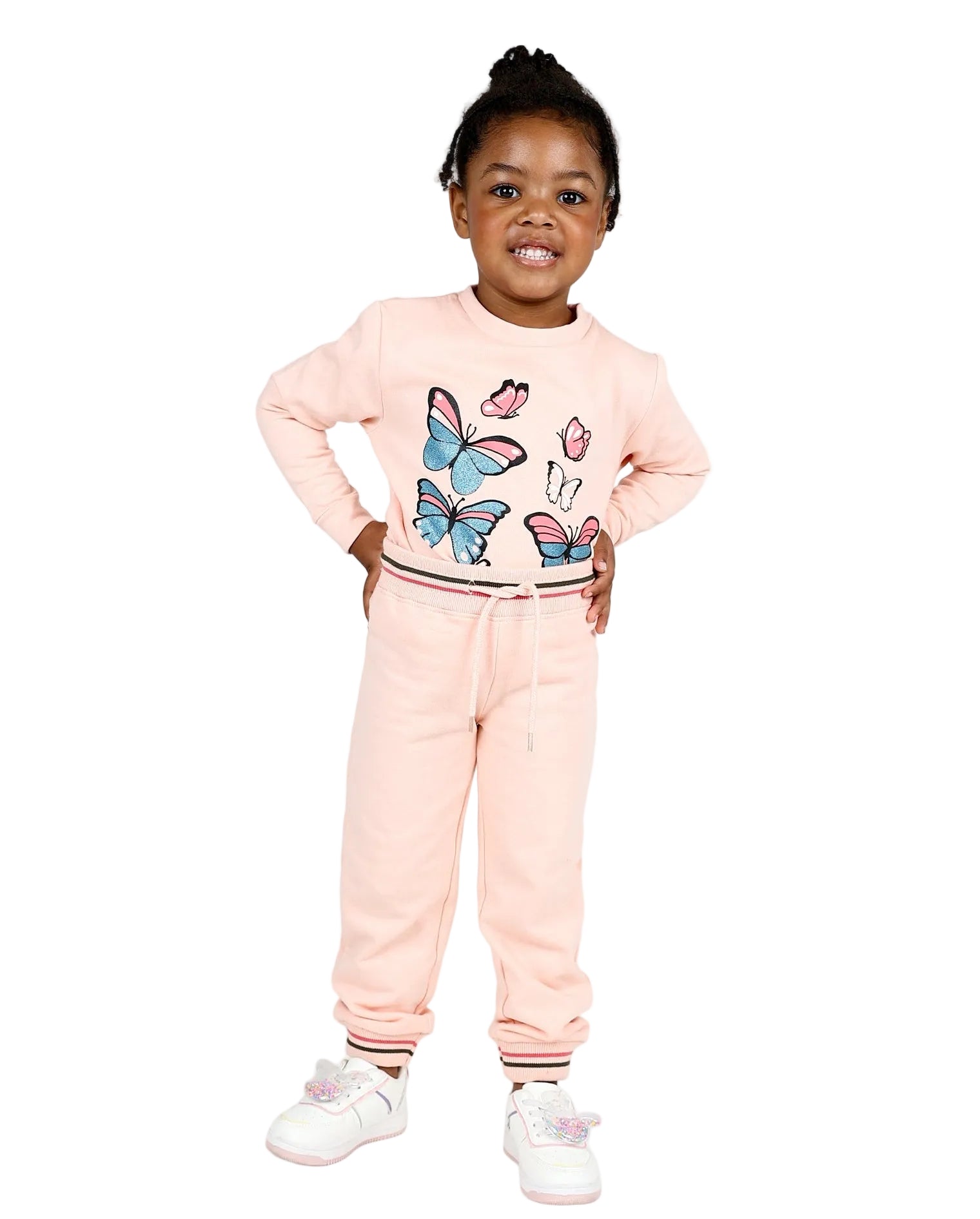 2 Pack Butterflies Graphic Print Active Pants