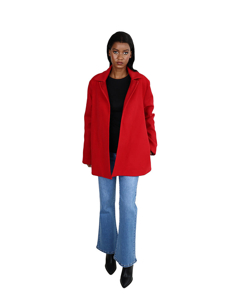 Red Swing Melton Jacket