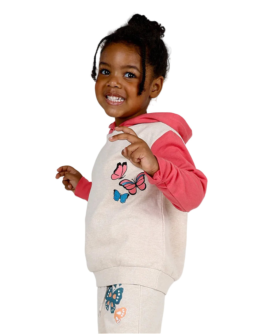 2 Pack Butterflies Graphic Print Active Tops