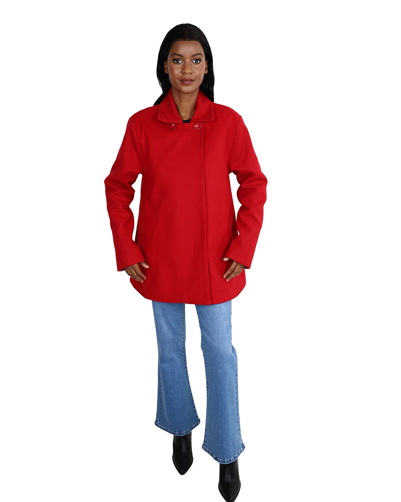 Red Swing Melton Jacket