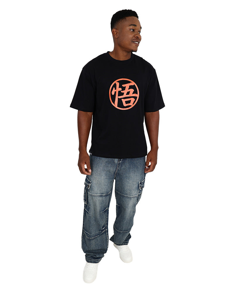 Dragon Ball Z Oversized Black Dragon T-Shirt
