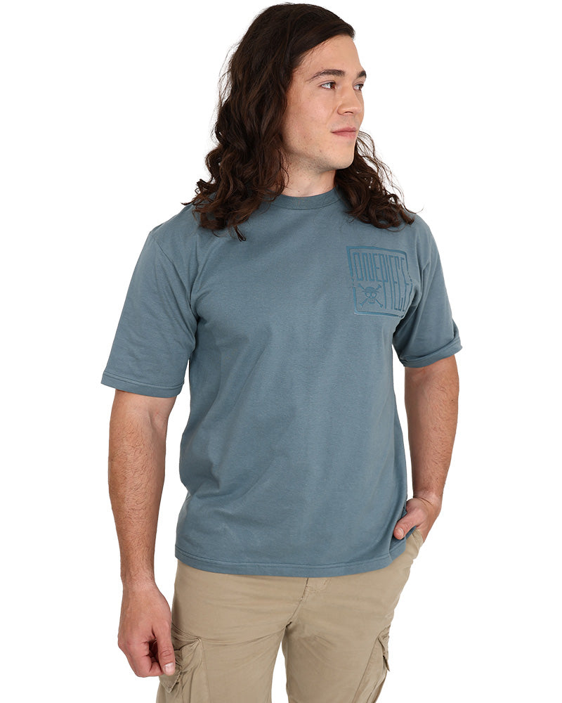 One Piece Thousand Sunny Ship Teal T-Shirt