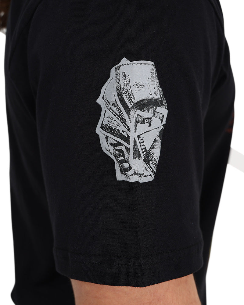 Short Sleeve Black "Skills" Graphic T-Shirt