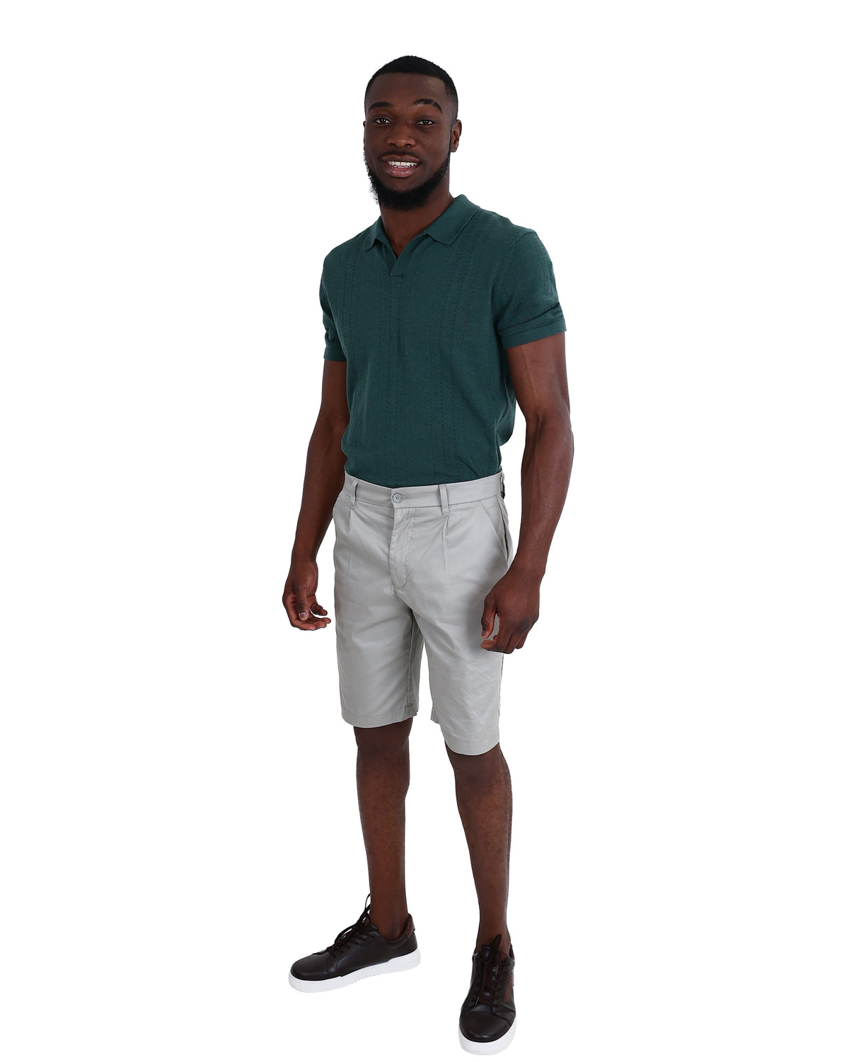 Stone Lightweight Twill Chino Shorts