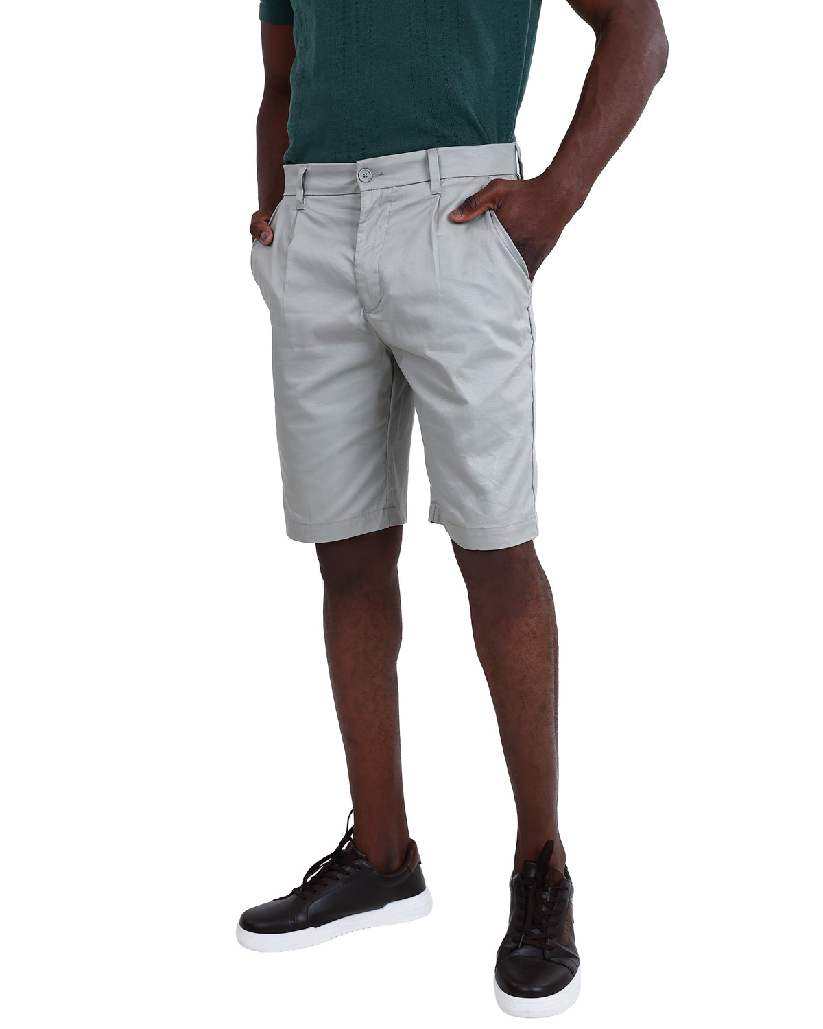 Stone Lightweight Twill Chino Shorts