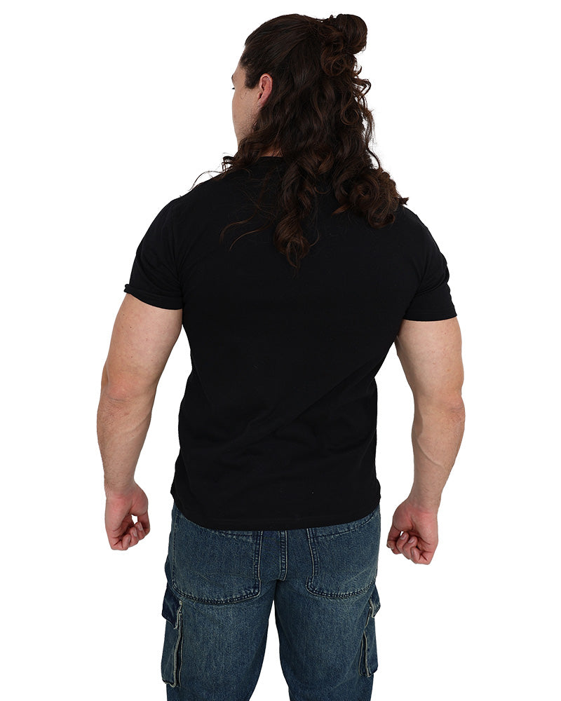Short Sleeve Black "What If" Graphic T-Shirt