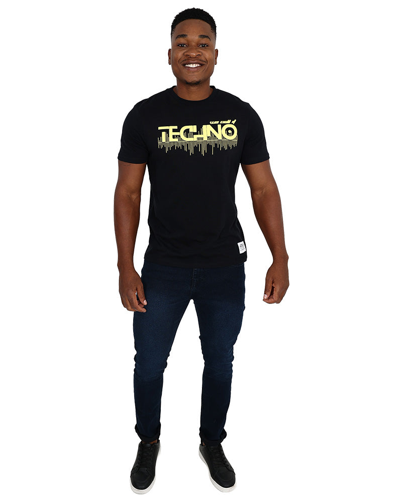 Short Sleeve Techno Graphic T-Shirt