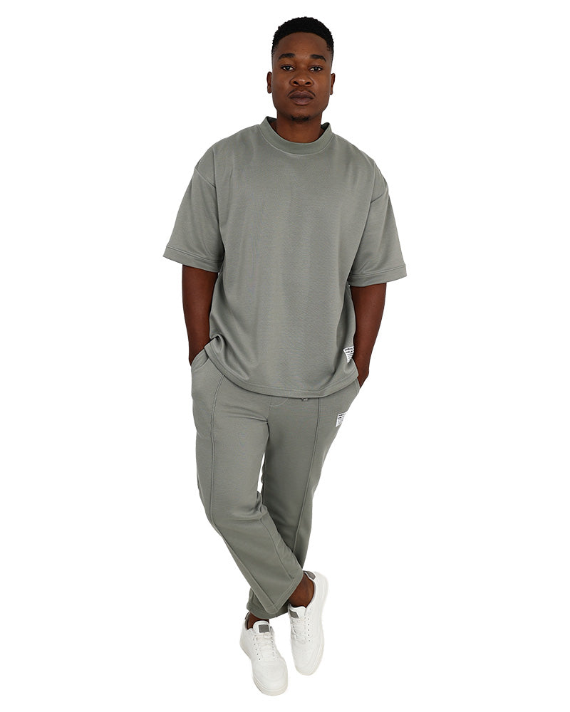 Sage Pintuck Straight Leg Pique Active Pants