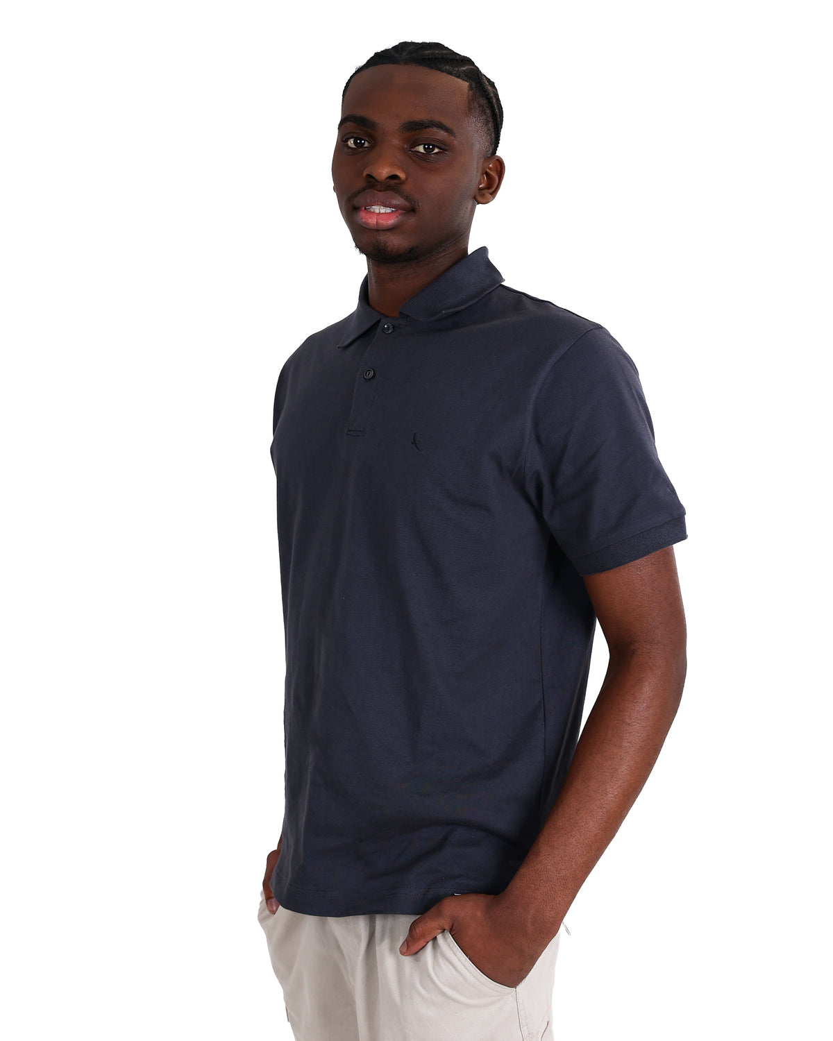 Okavango Short Sleeve Grey Golfer