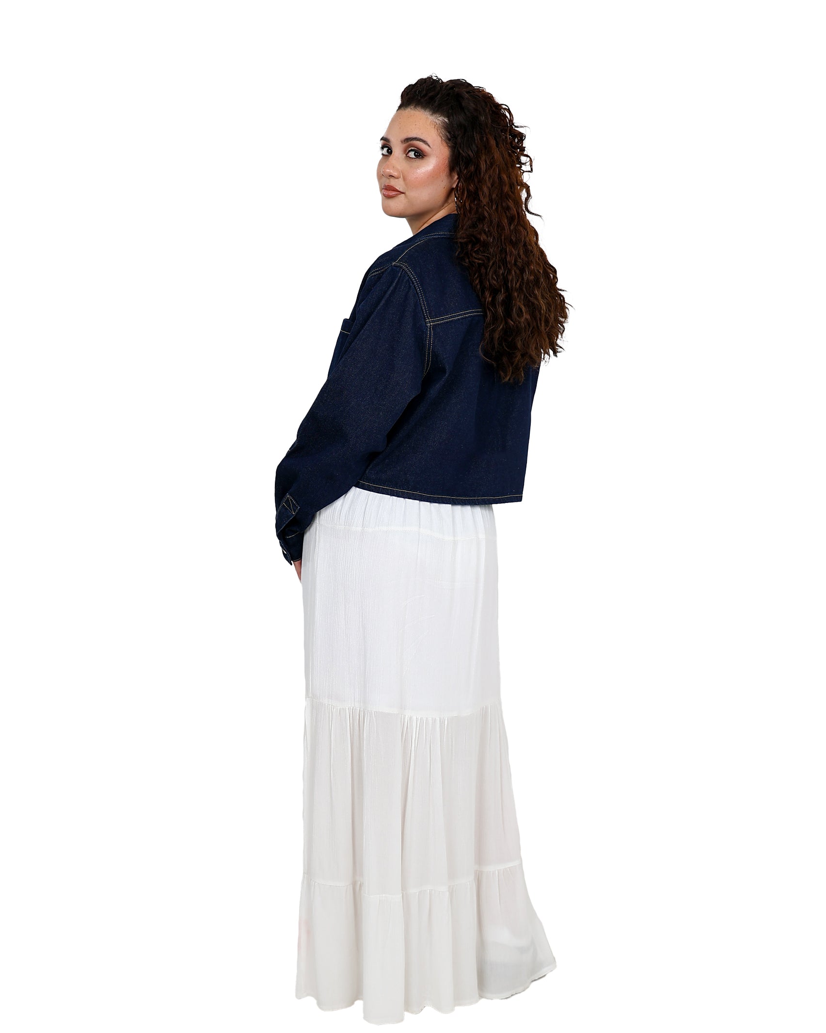 Tiered Maxi Skirt