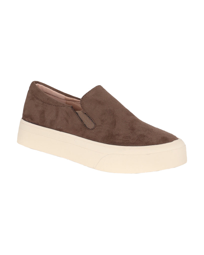 Microfibre Gusset Slip-On's