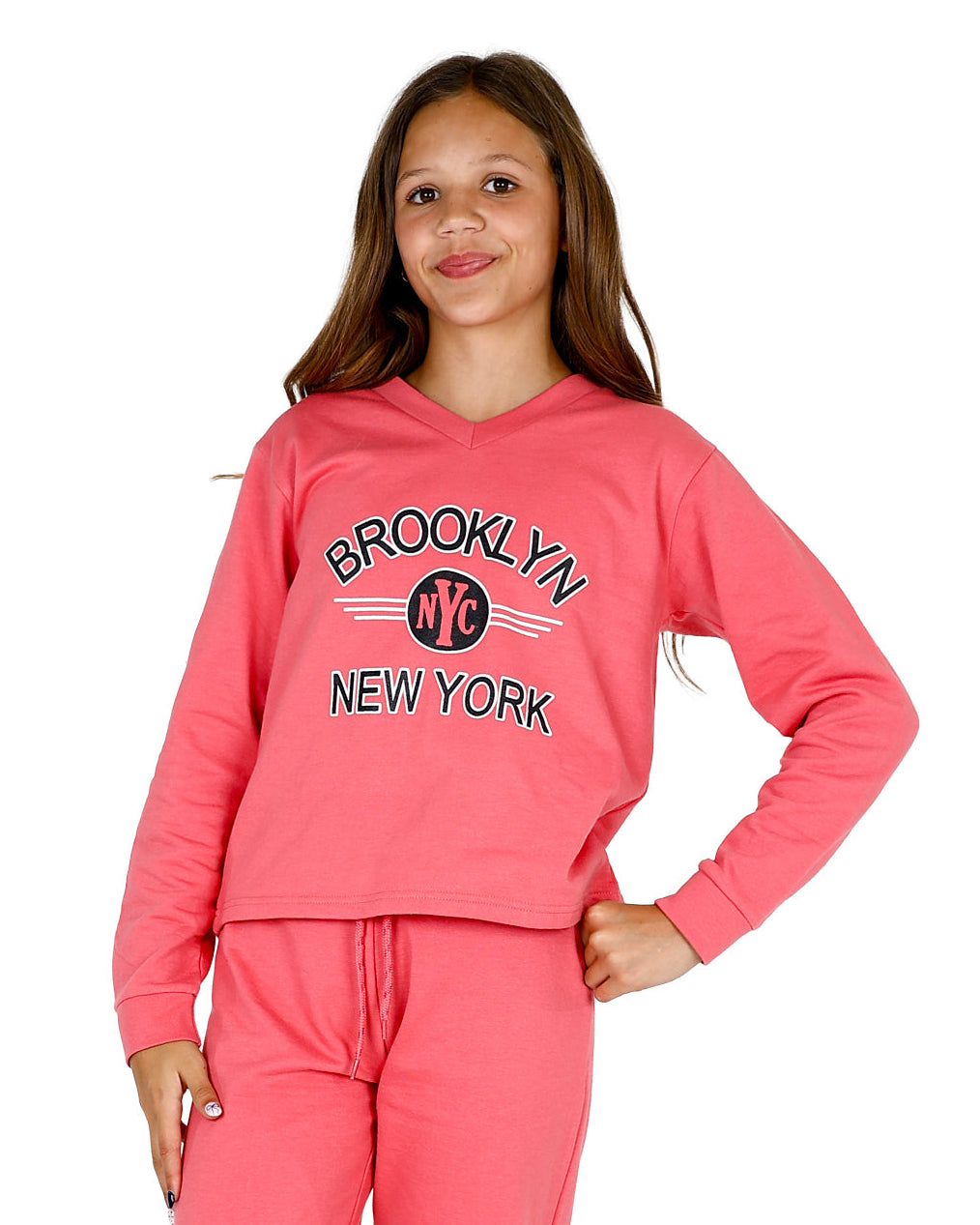 2 Pack Brooklyn Graphic Print Active Tops