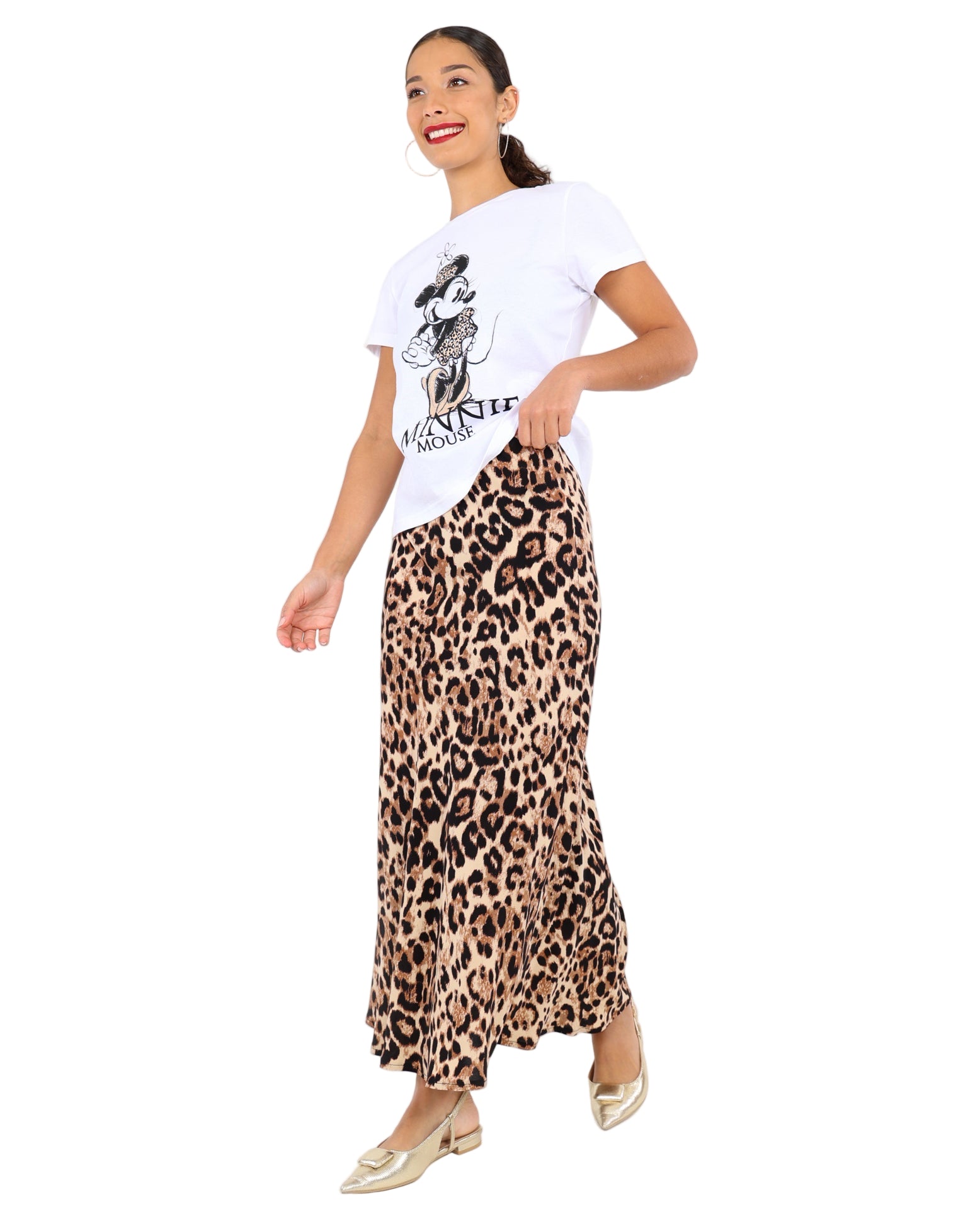 Leopard Print Maxi Skirt
