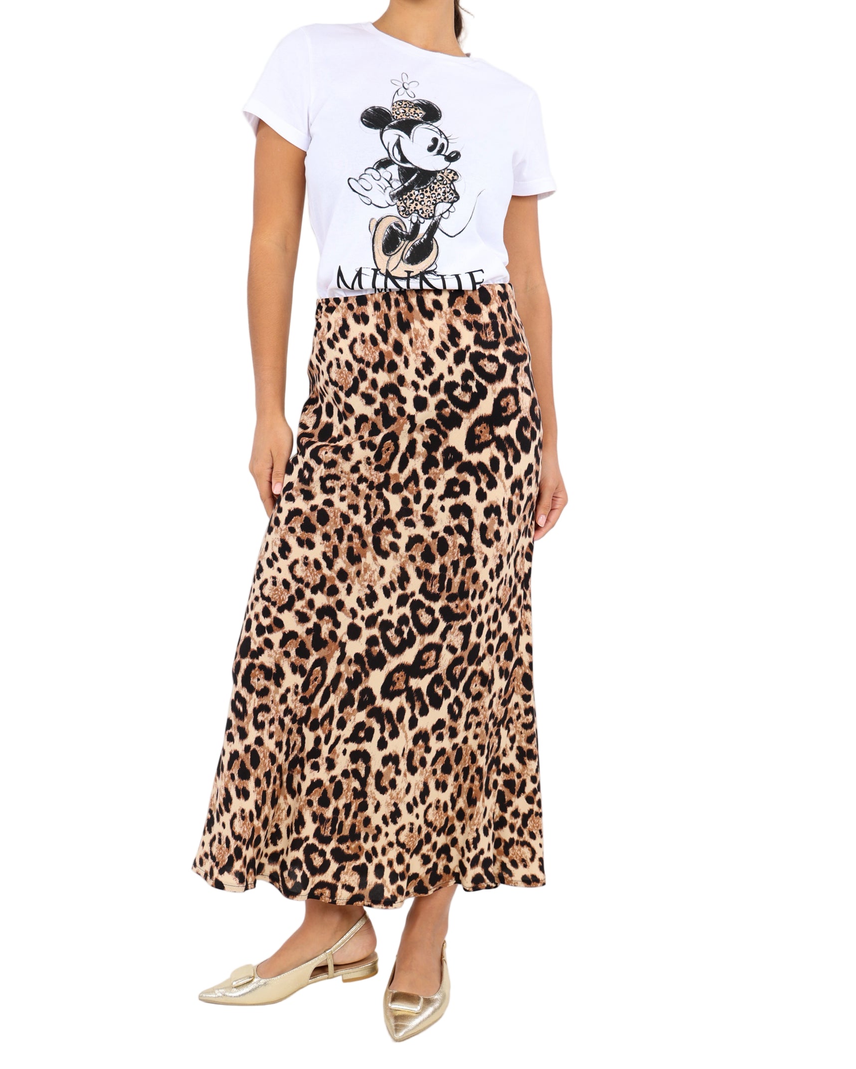 Leopard Print Maxi Skirt