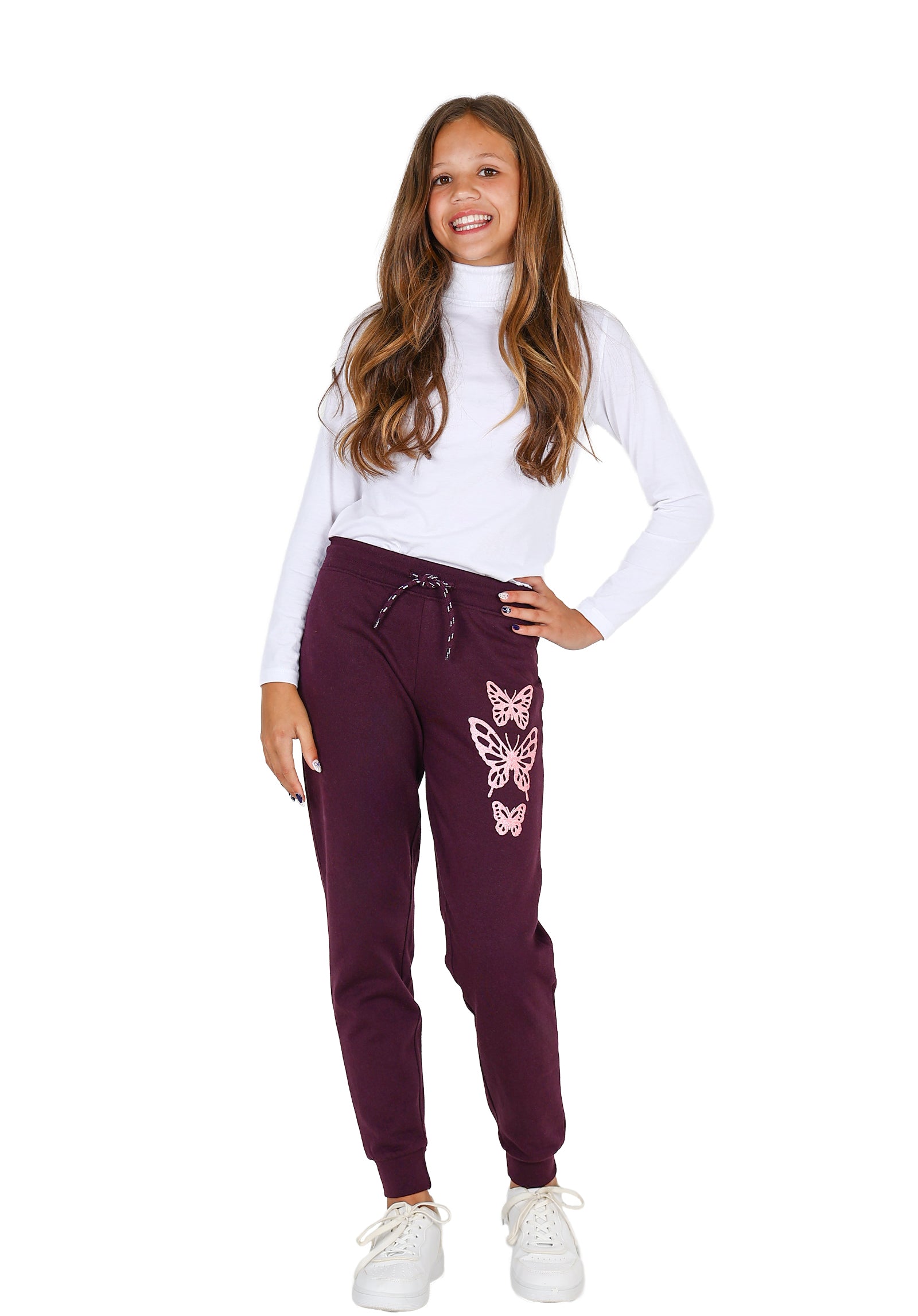 2 Pack Butterfly Graphic Print Active Pants