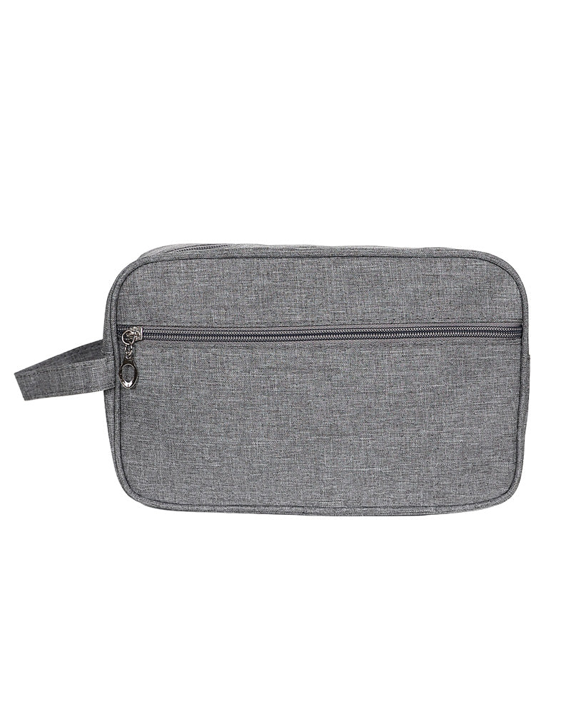 Classic Men's Grey Toiletry Bag
