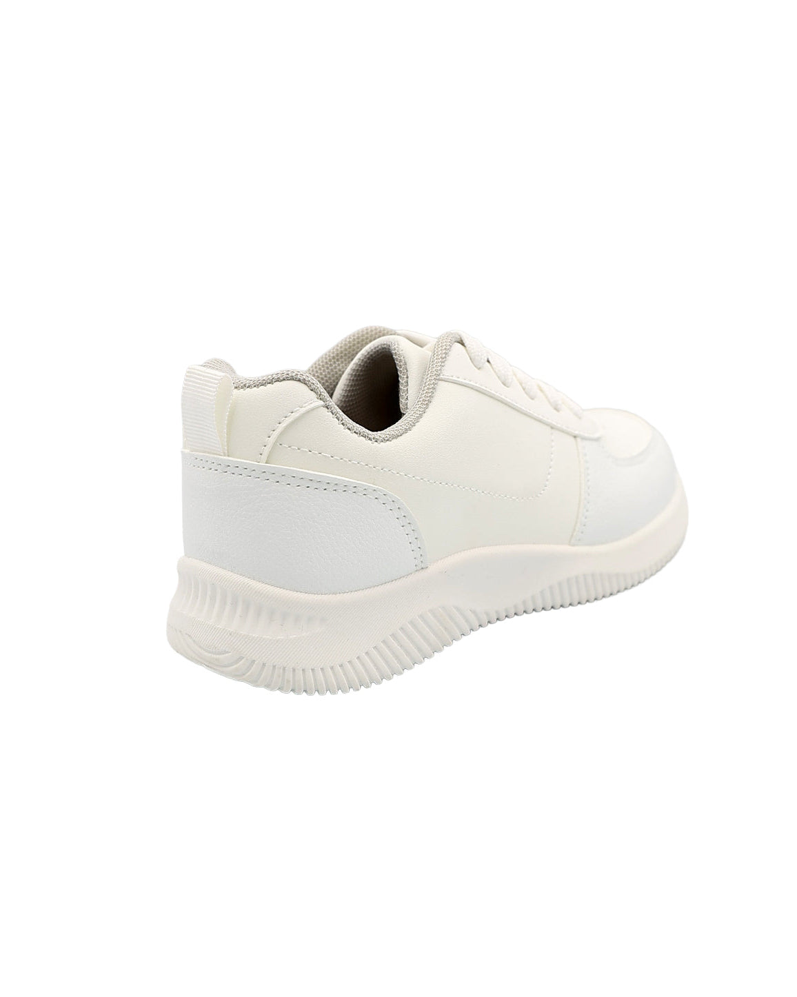 Boys Classic White Lace Up Trainer
