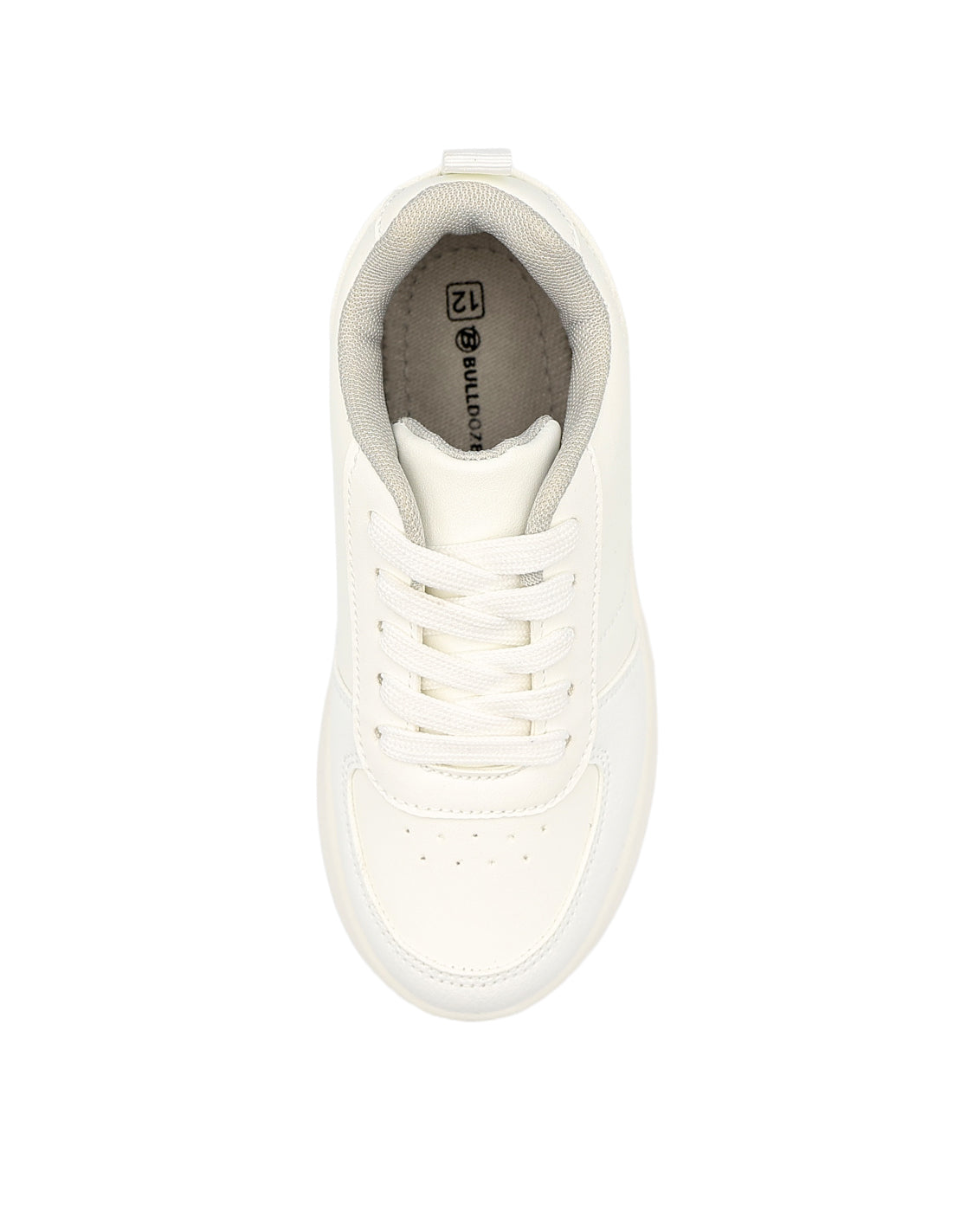 Boys Classic White Lace Up Trainer