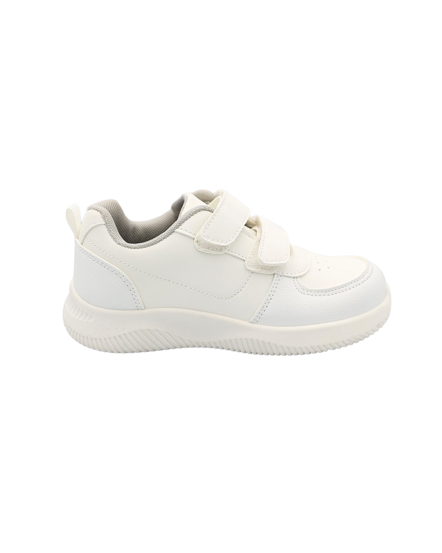 Boys Classic White Velcro Trainer