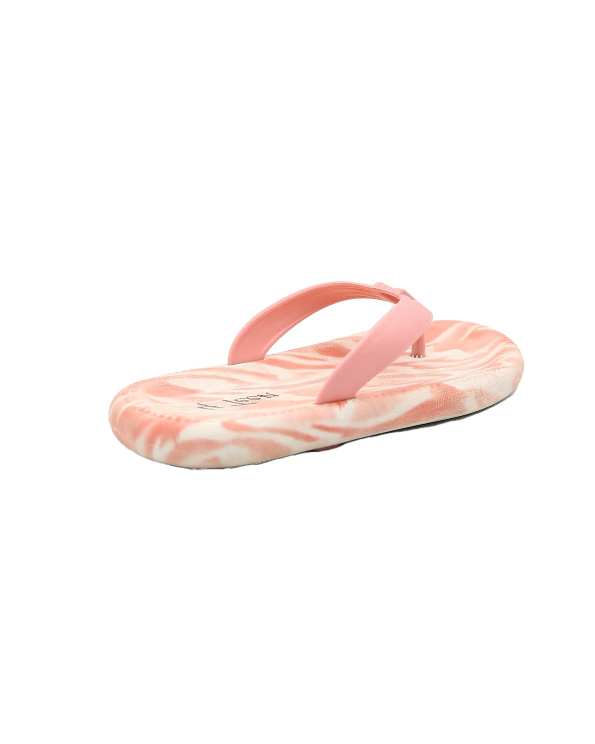 Girls Pink Ombre Flip Flops