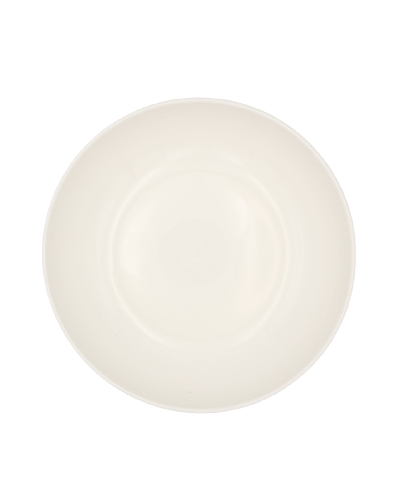 Dotty Ribbed White Bowl