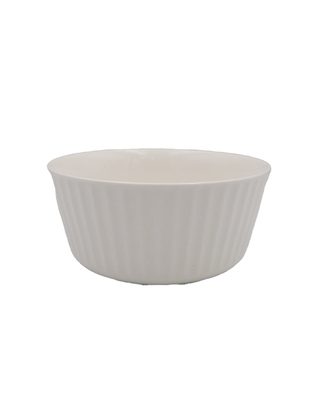 White Flute Bowl