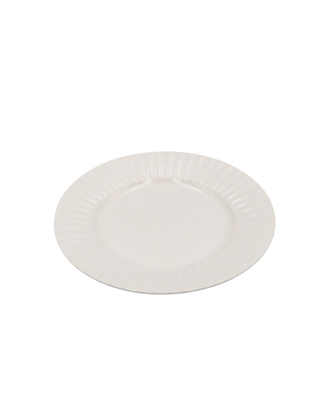 White Flute Side Plate