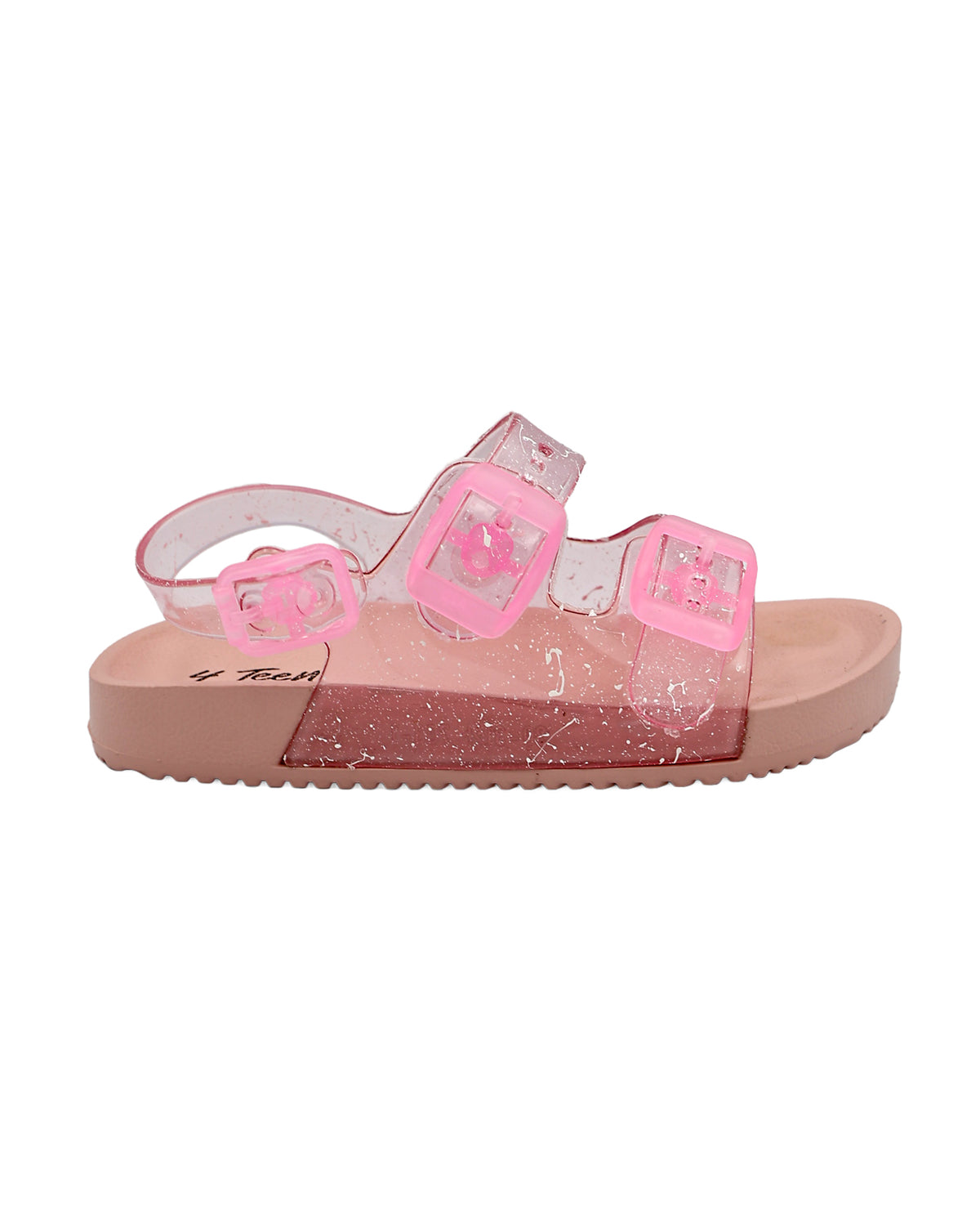 Girls Splatter Detail Double Buckle Jelly Sandal