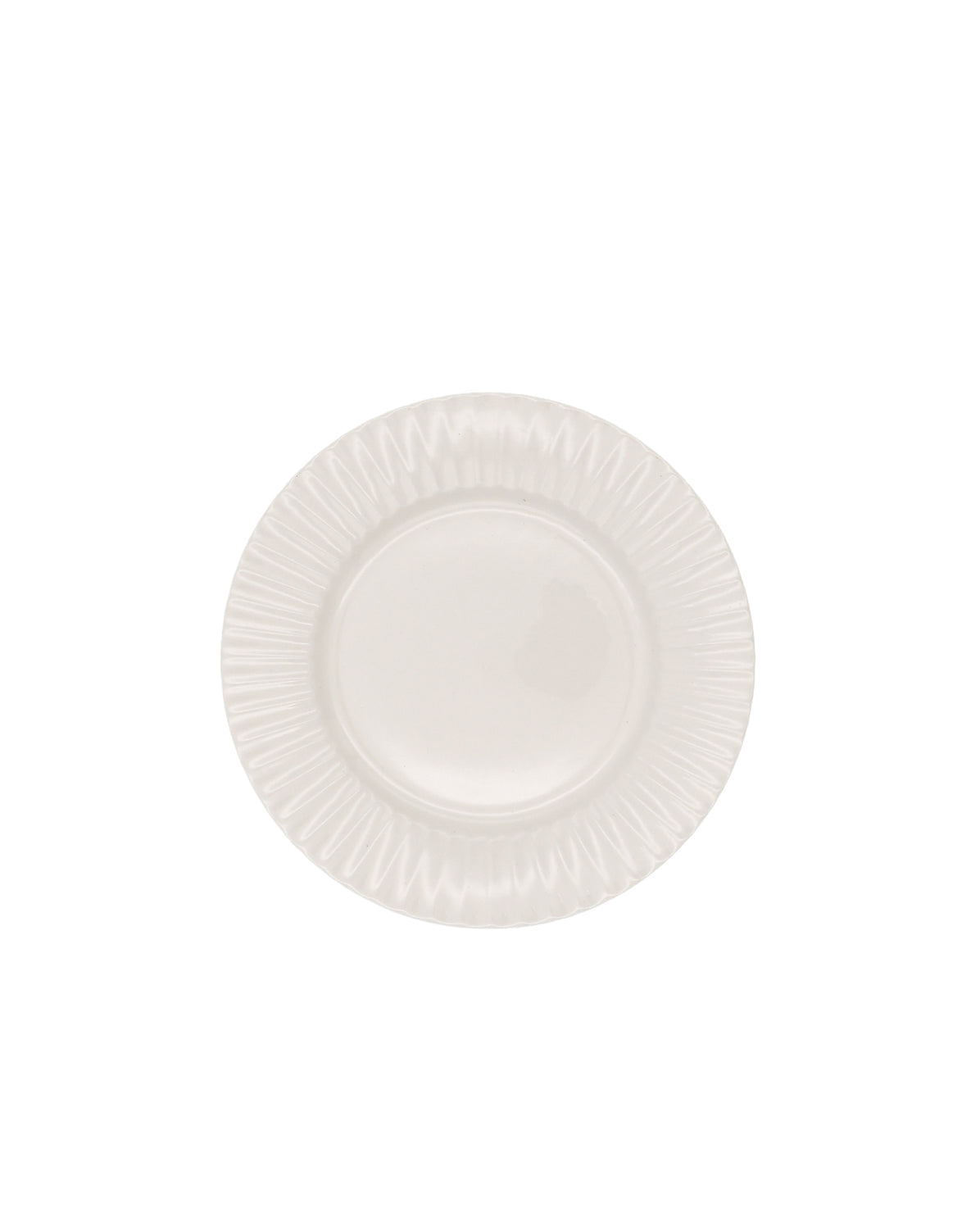 White Flute Side Plate