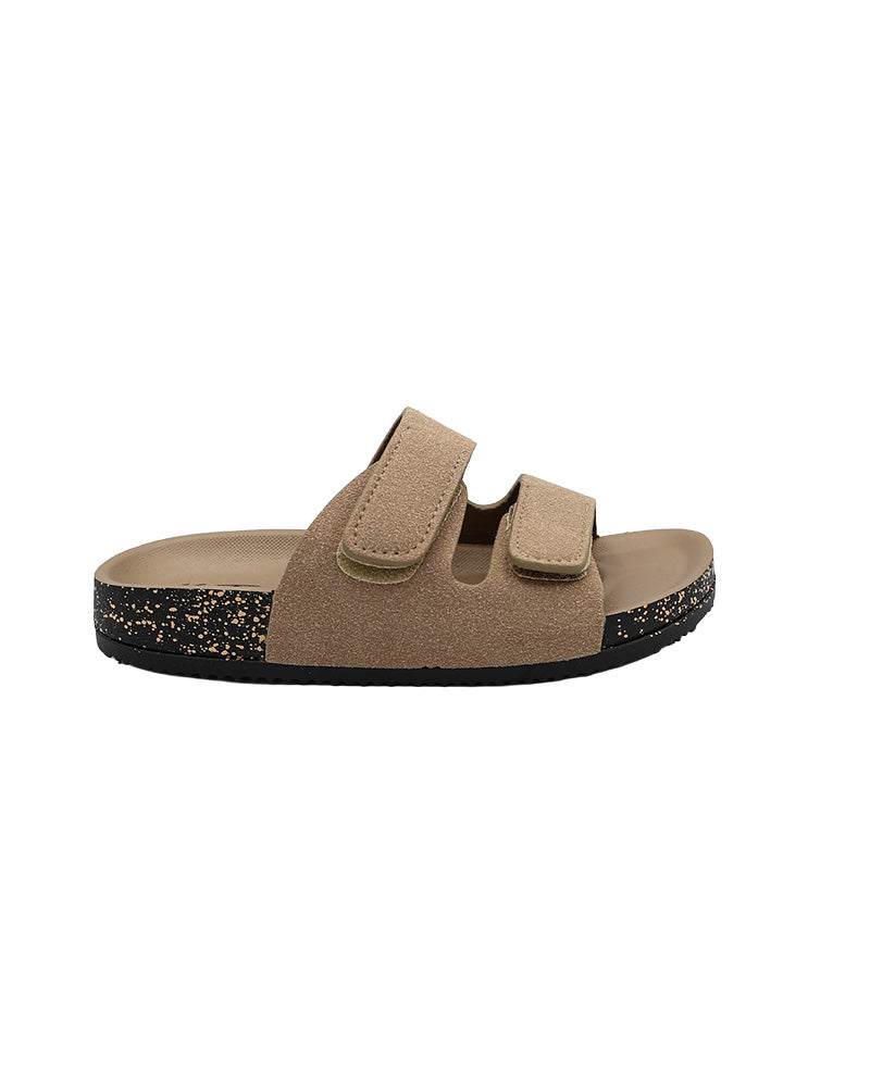 Girls Stone Double Velcro Slip-On