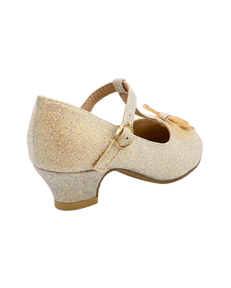 Girls Embellished Bow Detail T-Bar Court