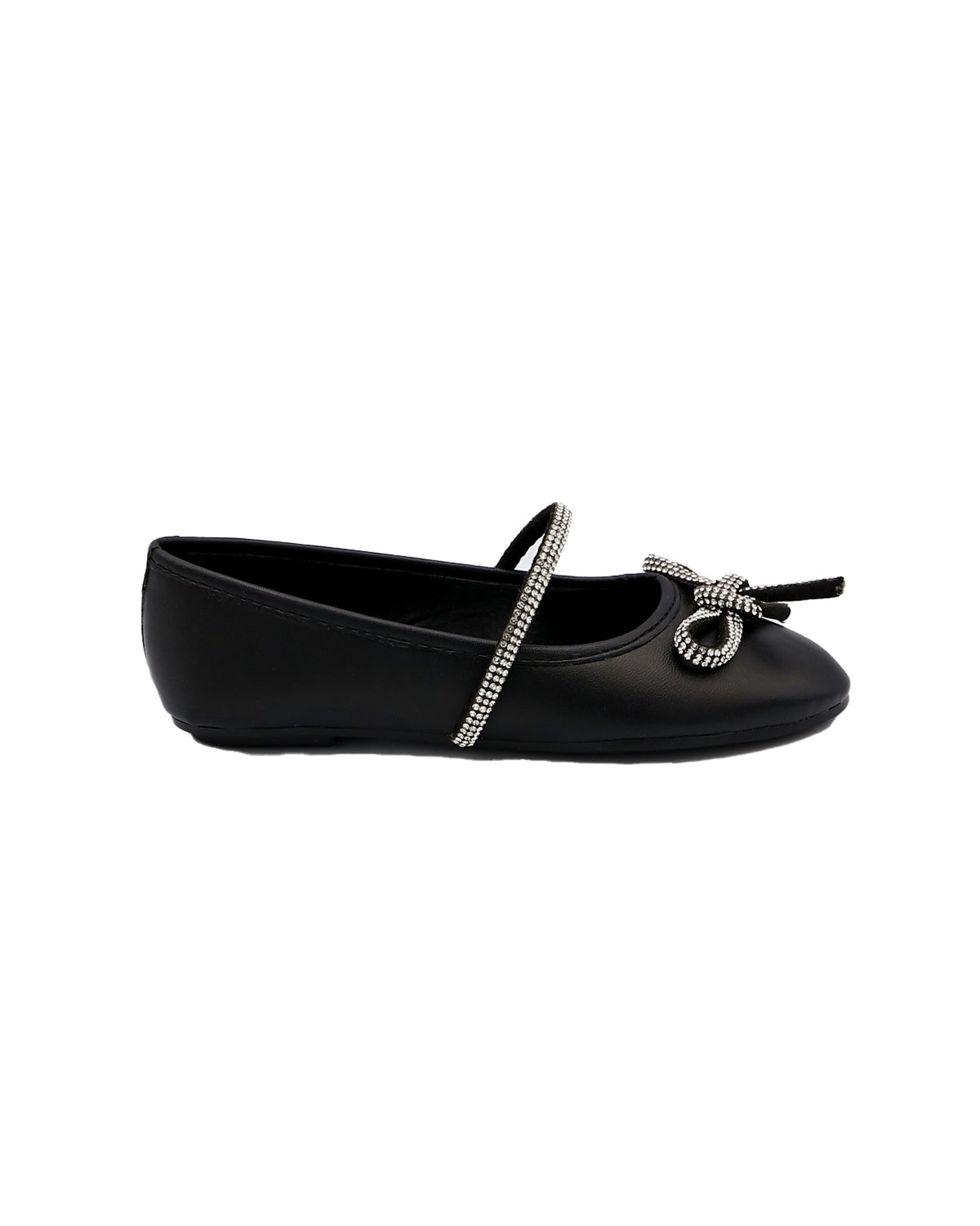 Girls Diamante' Embellished Bow Detail Pumps