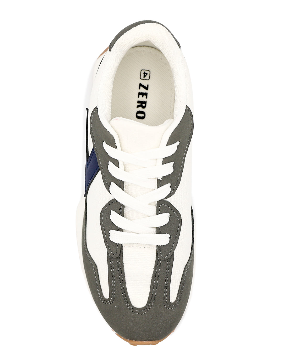 Grey Suede & Mesh Runner