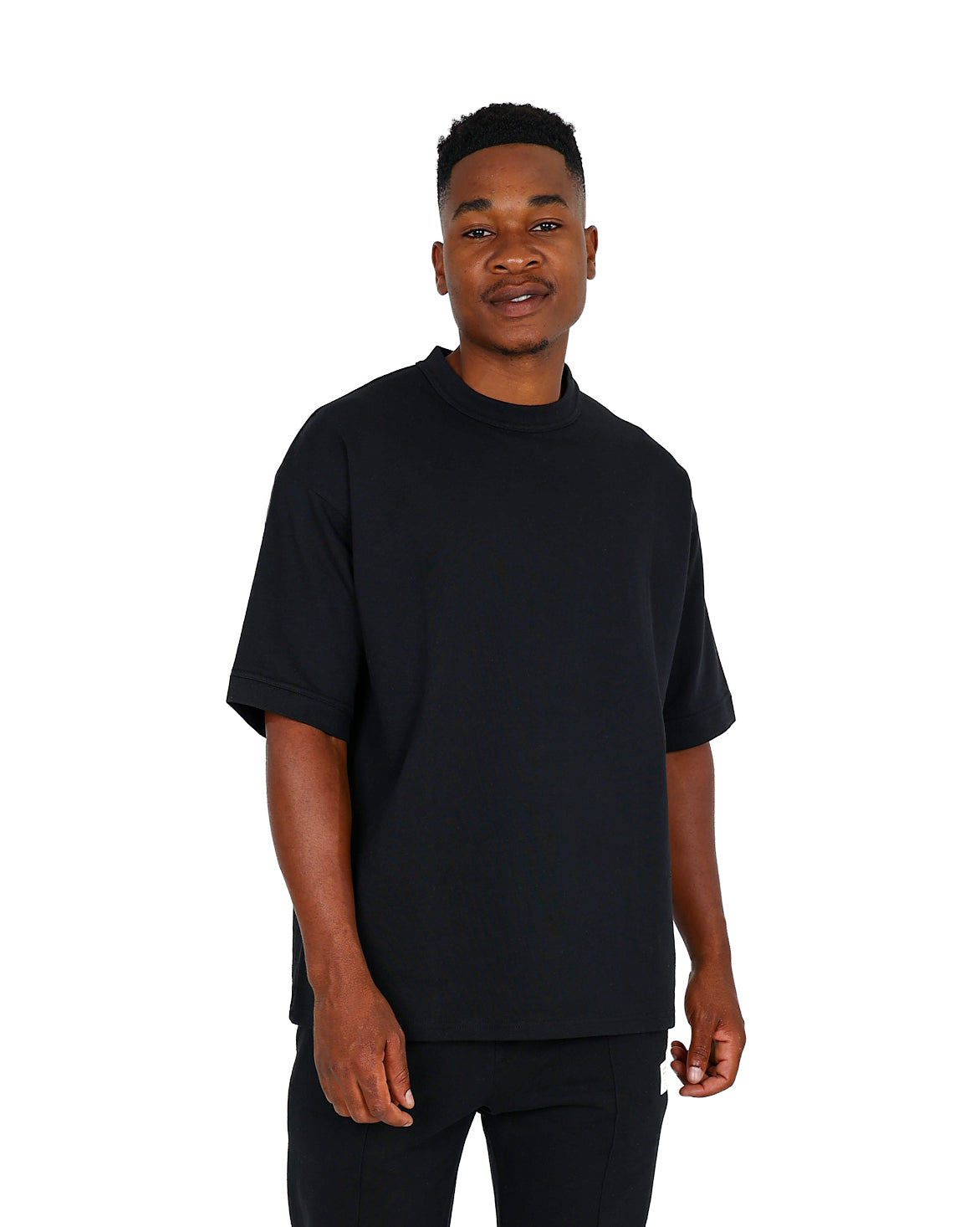 Short Sleeve Black Heavy Weight T-Shirt