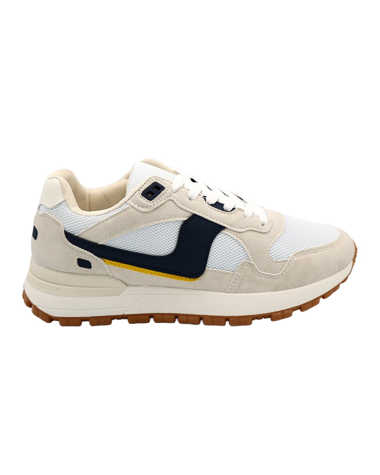 Beige Slosh Lace Up Trainer