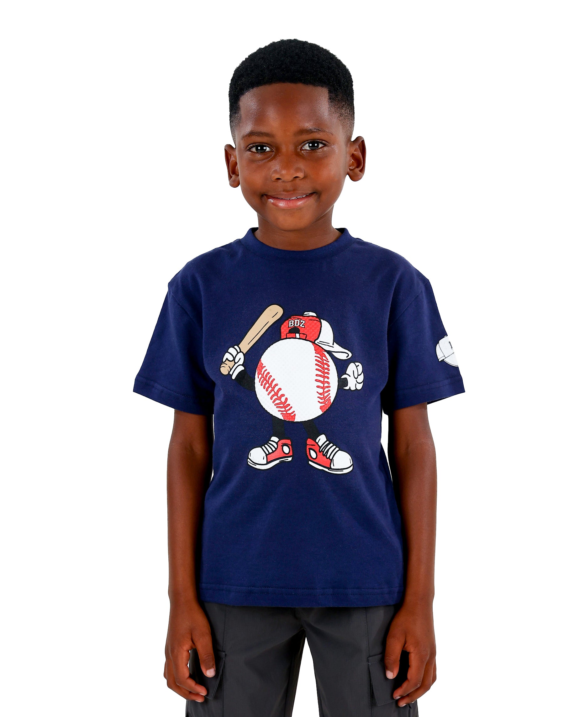 Short Sleeve Baseball Graphic Print T-Shirt