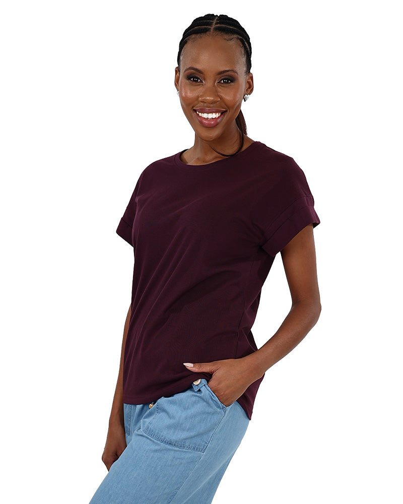 Grape Turn Back Short Sleeve T-Shirt