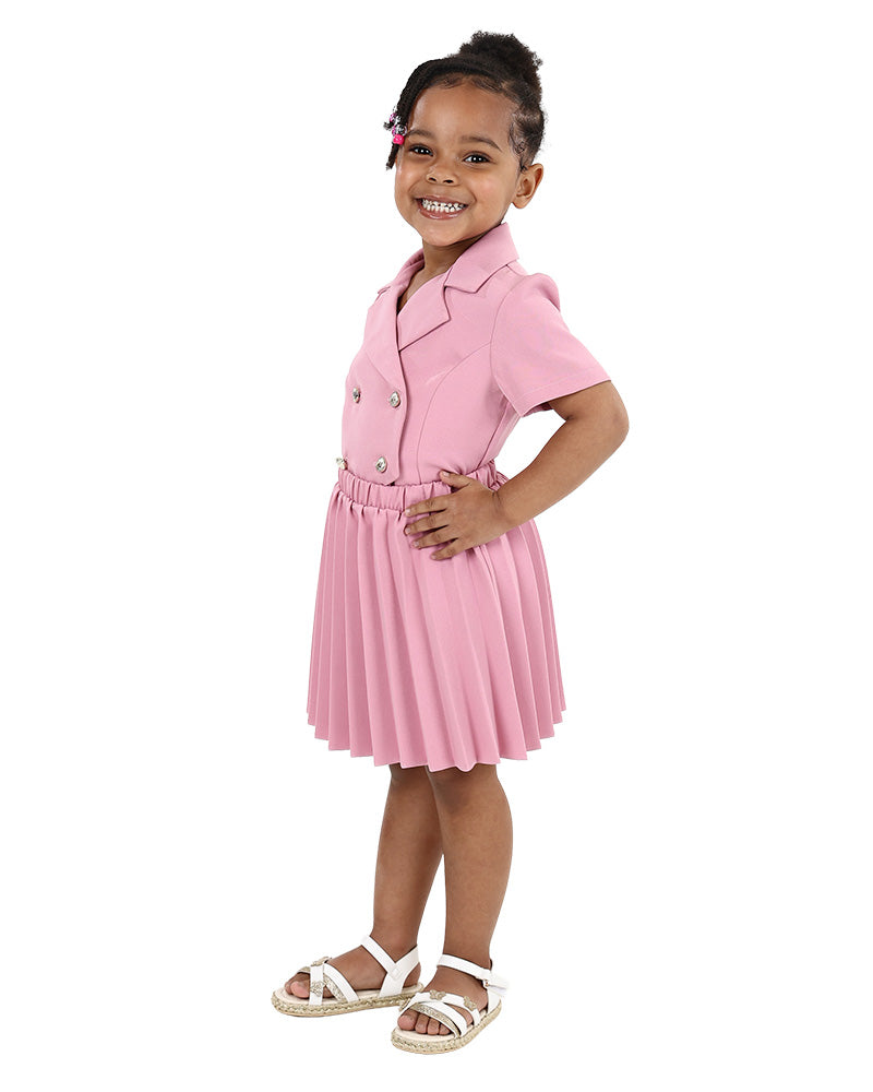 Knee Length Pleated Skirt