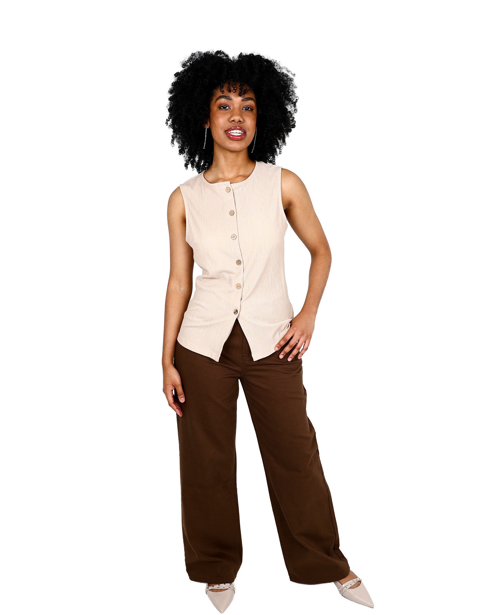 5 Pocket Chocolate Denim Jeans