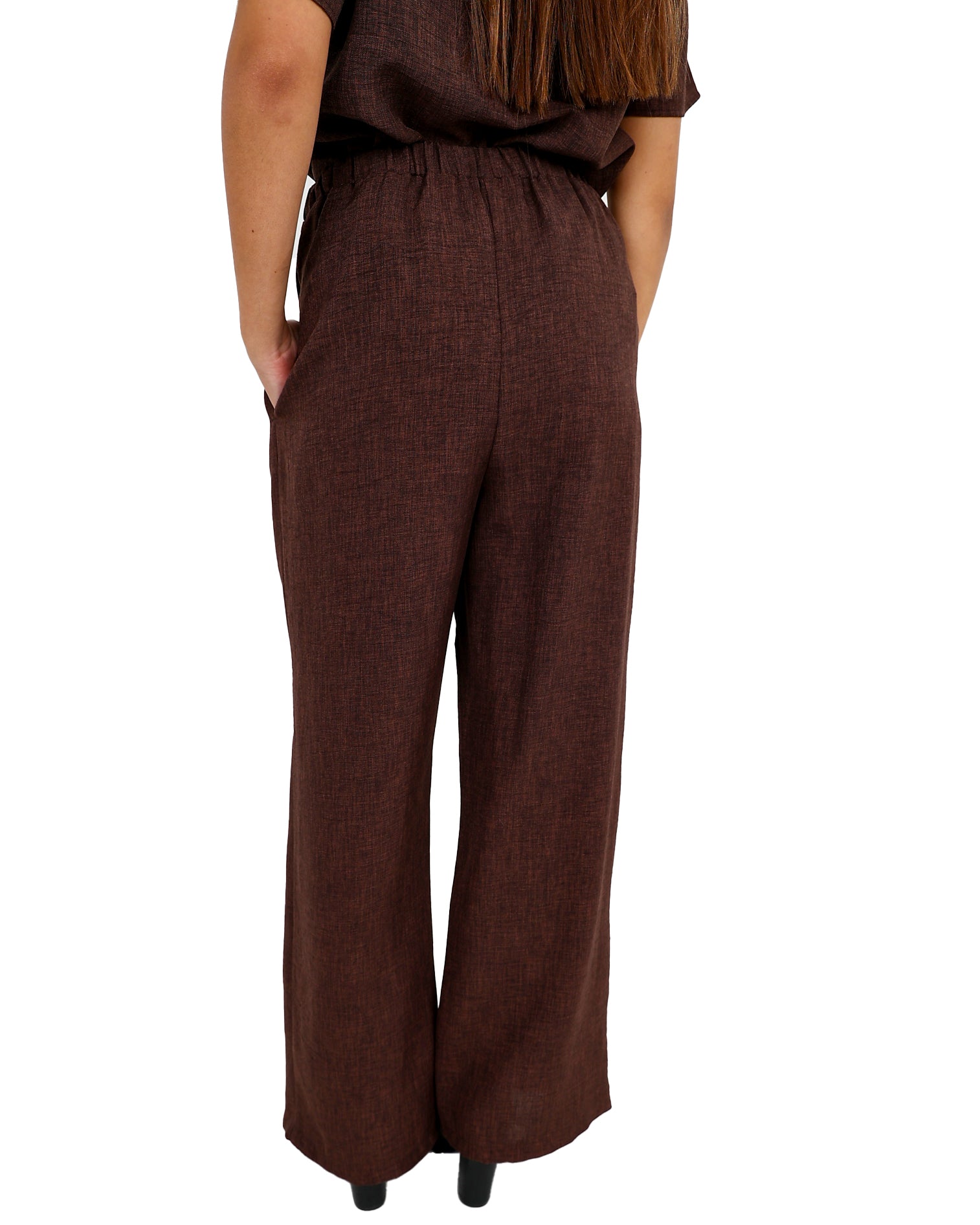 Chocolate Co-Ord Wide Leg Pants