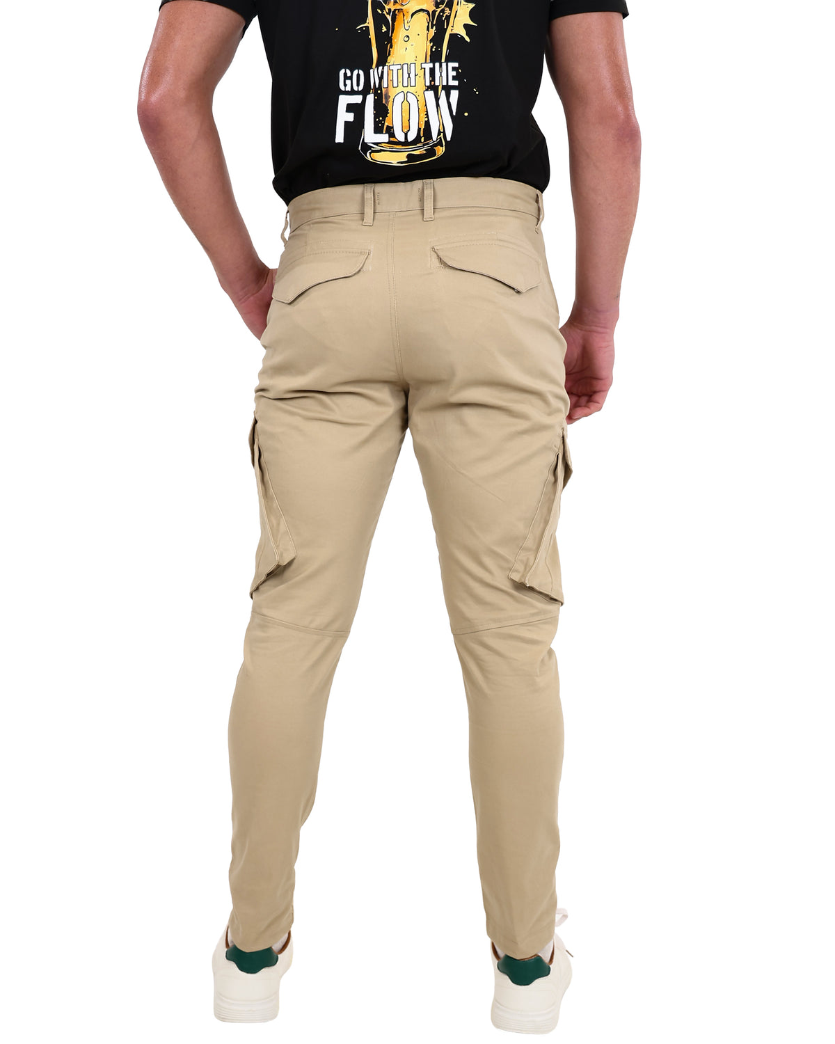 Stone Tailored Cargo Barrel Pants