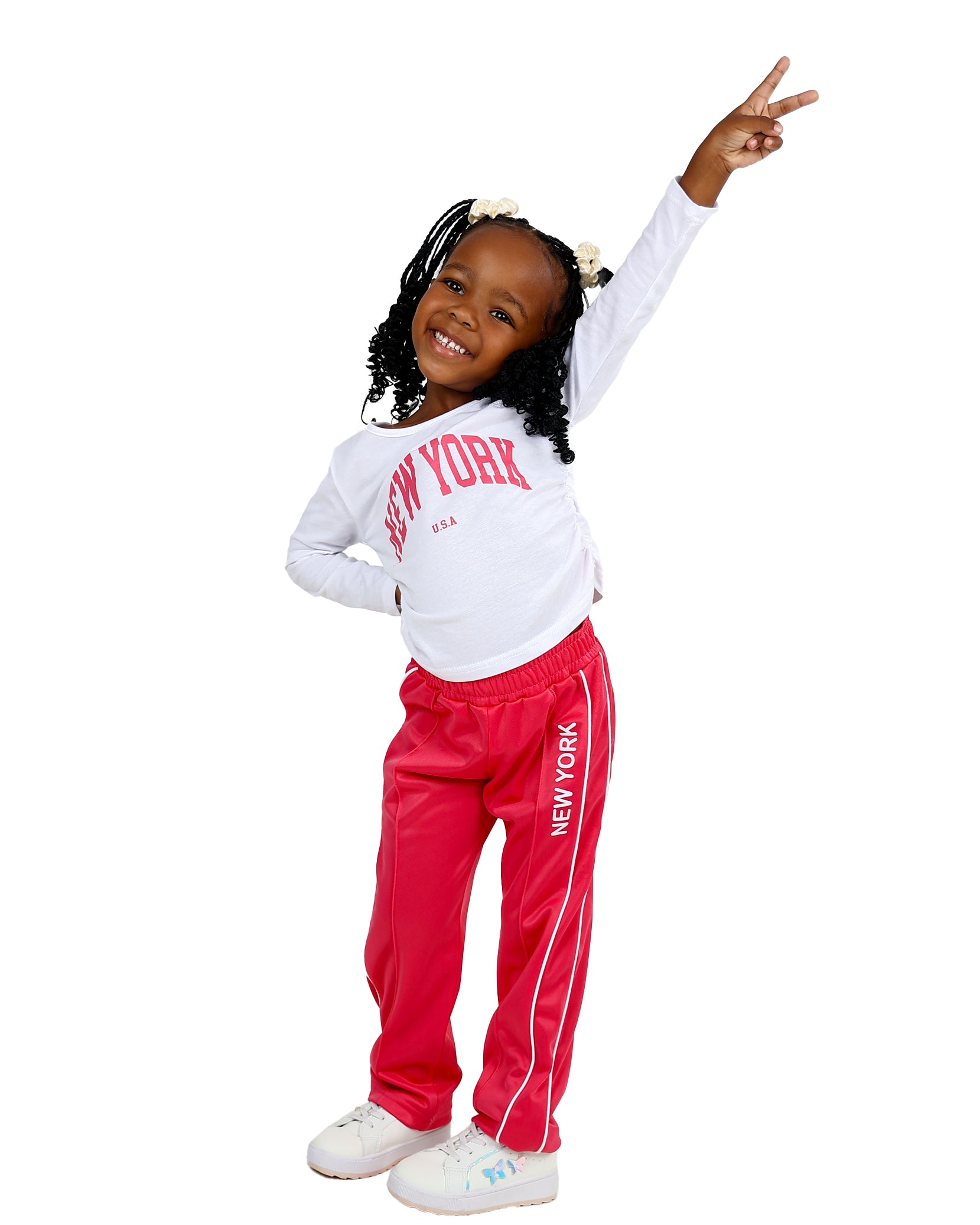 Pink Piping NY Active Pants