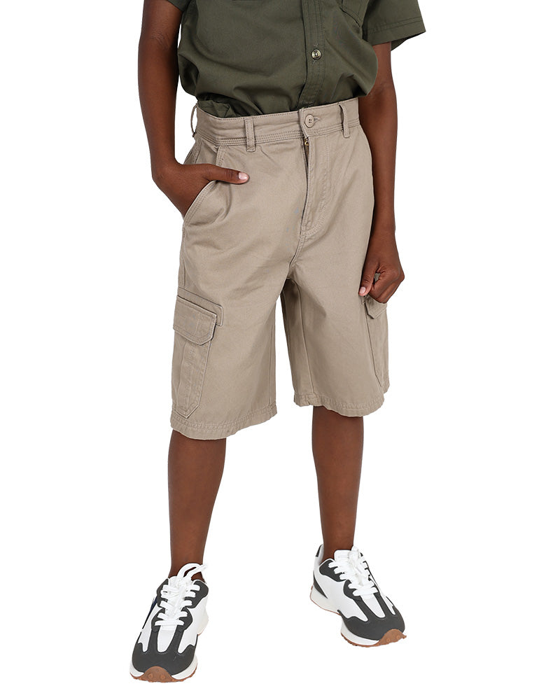 Okavango Beige Cargo Shorts