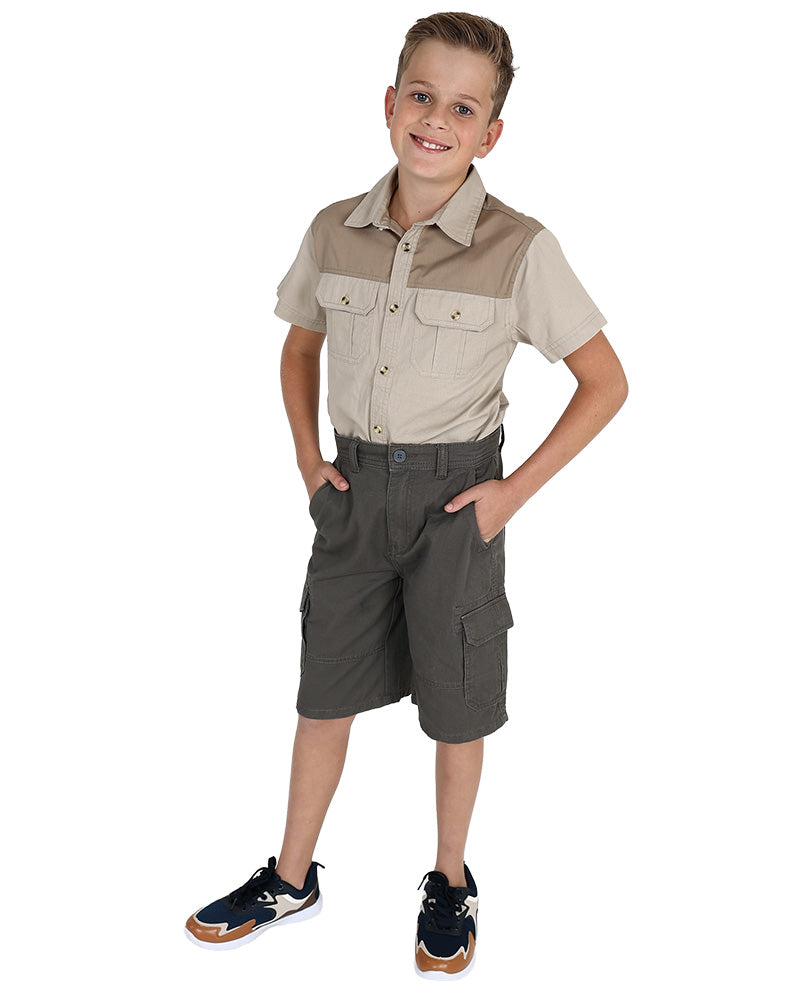 Okavango Taupe Cargo Shorts