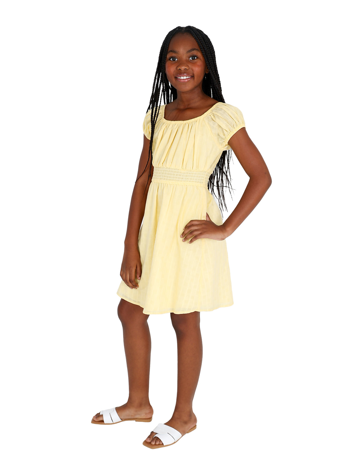 Short Puff Sleeve Summer Dress